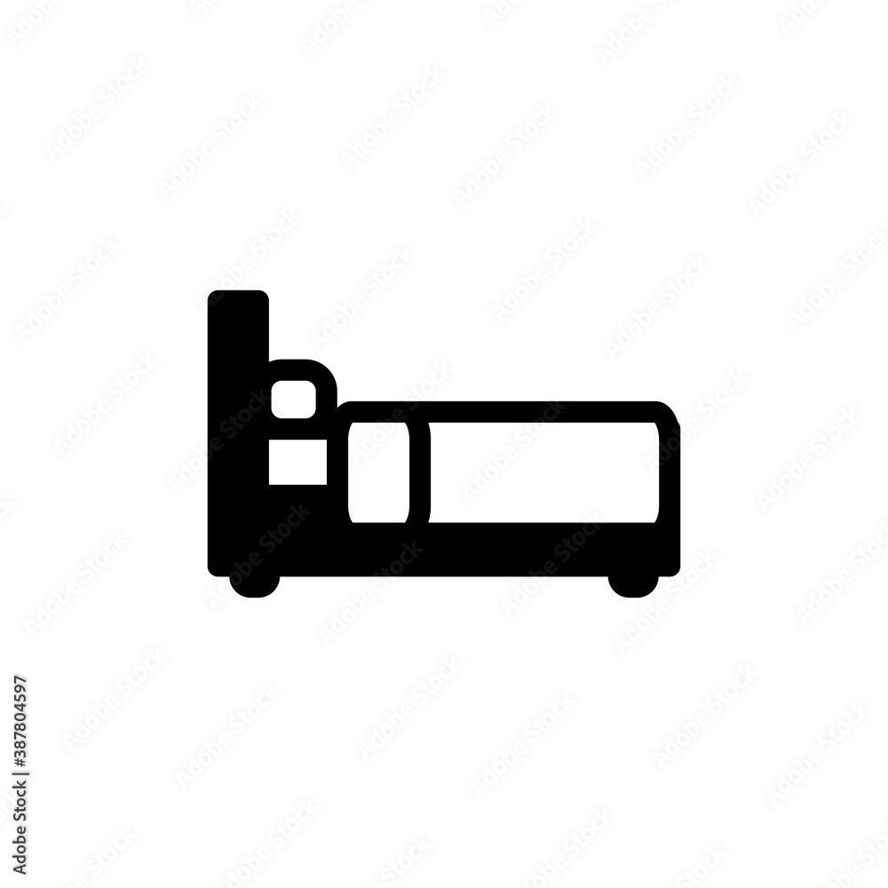 bed icon vector symbol template bed icon vector symbol template