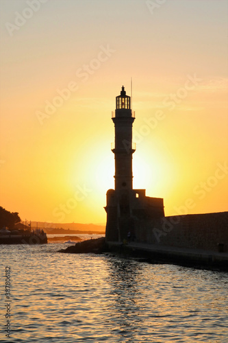 Venetian Lighthouse at Chania - Crete, Greece