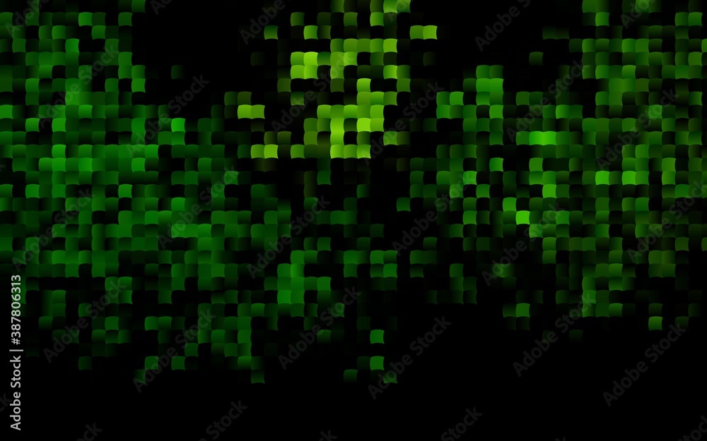 Dark Green vector cover in polygonal style. Dark Green vector cover in polygonal style.
