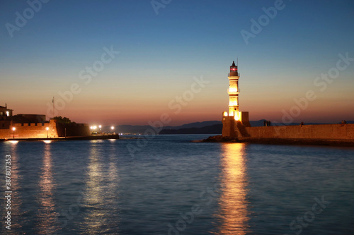 Wallpaper Mural Venetian Lighthouse at Chania - Crete, Greece Torontodigital.ca