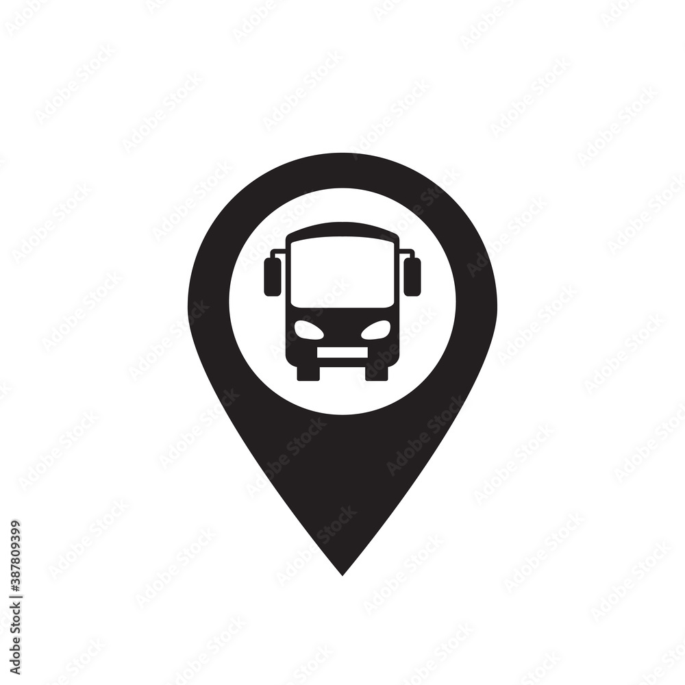 bus icon vector symbol template bus icon vector symbol template