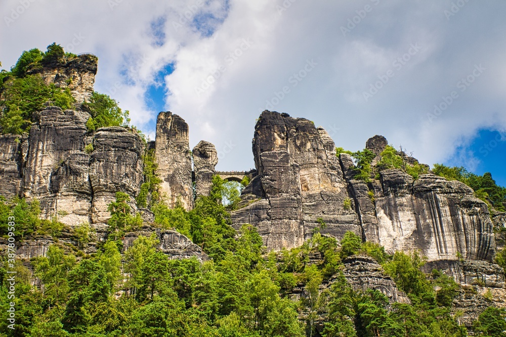 Fototapeta premium Sächsische Schweiz - Bastei