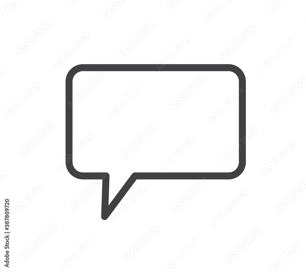 Chat icon. Speech Bubble icon. isolated on white background. Vector illustration. Chat icon. Speech Bubble icon. isolated on white background. Vector illustration.