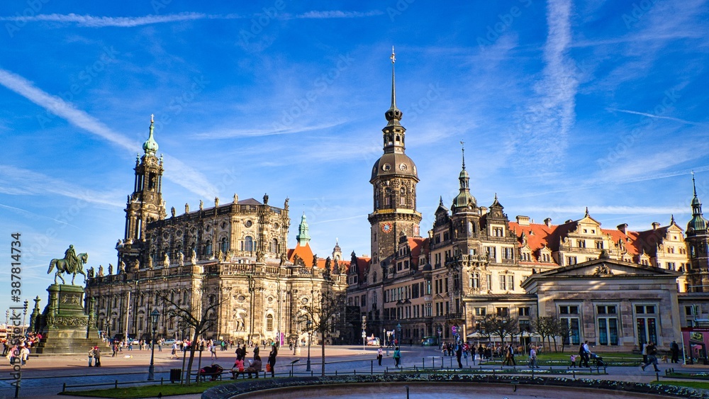 Fototapeta premium Dresden - Residenzschloss