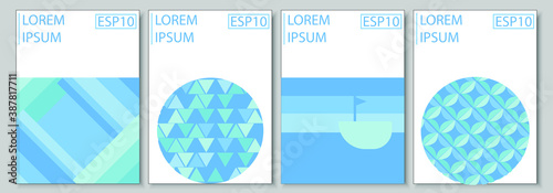 Abstract modern blue background. design shape and  pattern mode. design esp10.