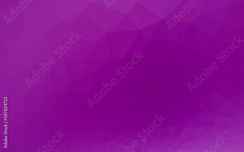 Light Purple vector blurry triangle texture.