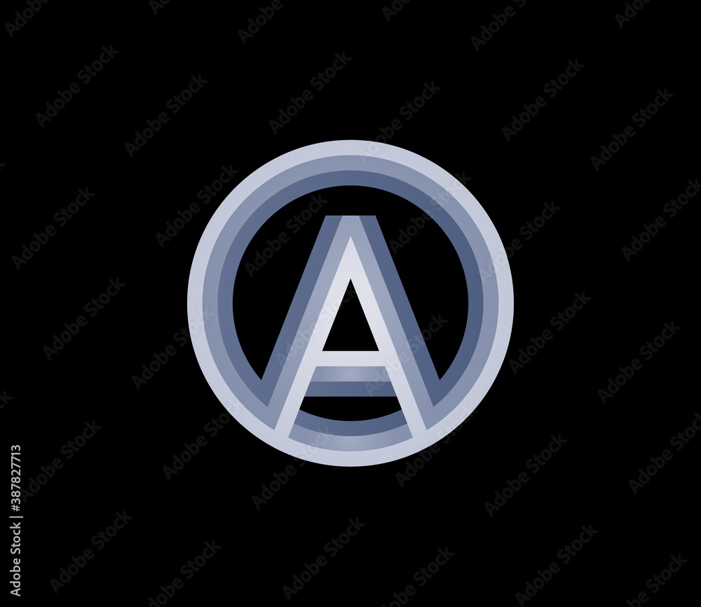 A Alphabet Modern Logo Design Concept A Alphabet Modern Logo Design Concept