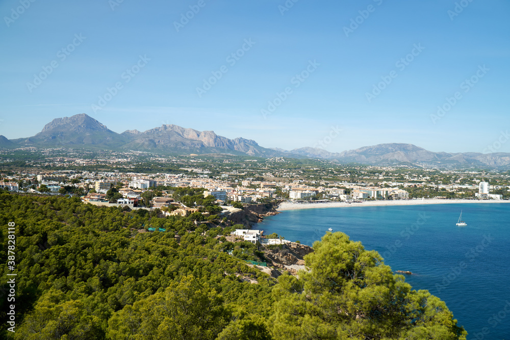 Views from L'Albir, walking to lighthouse, Alfás del Pí, Altea and Calpe.