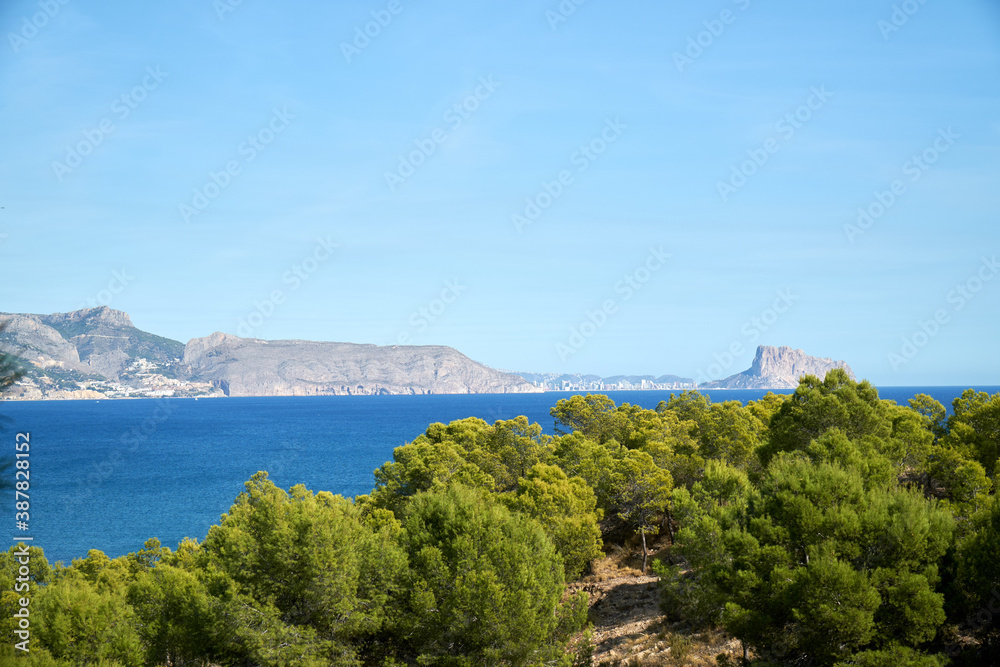 Views from L'Albir, walking to lighthouse, Alfás del Pí, Altea and Calpe.