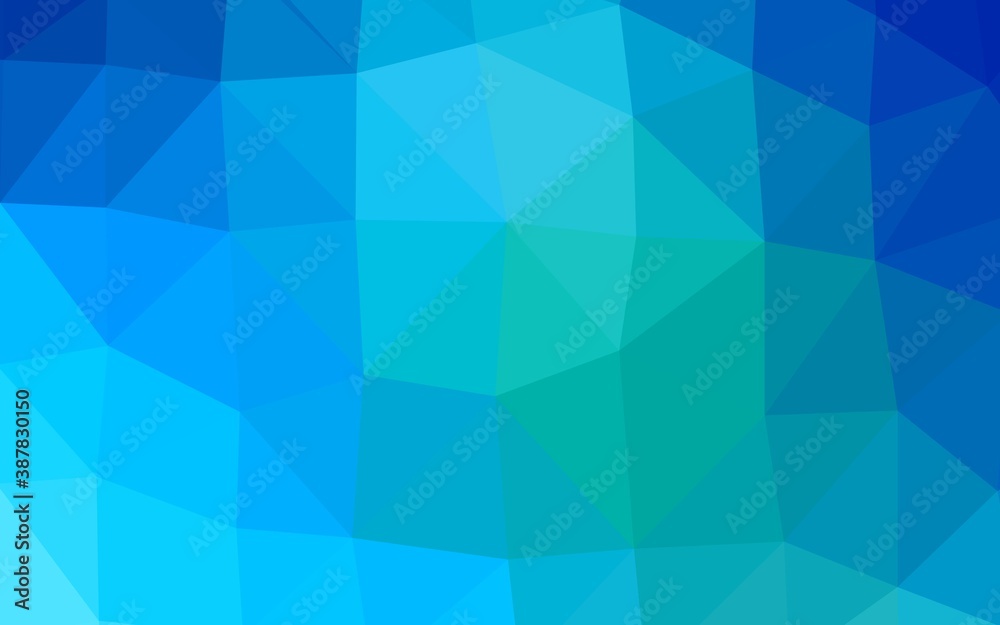 Light BLUE vector polygon abstract background. Light BLUE vector polygon abstract background.