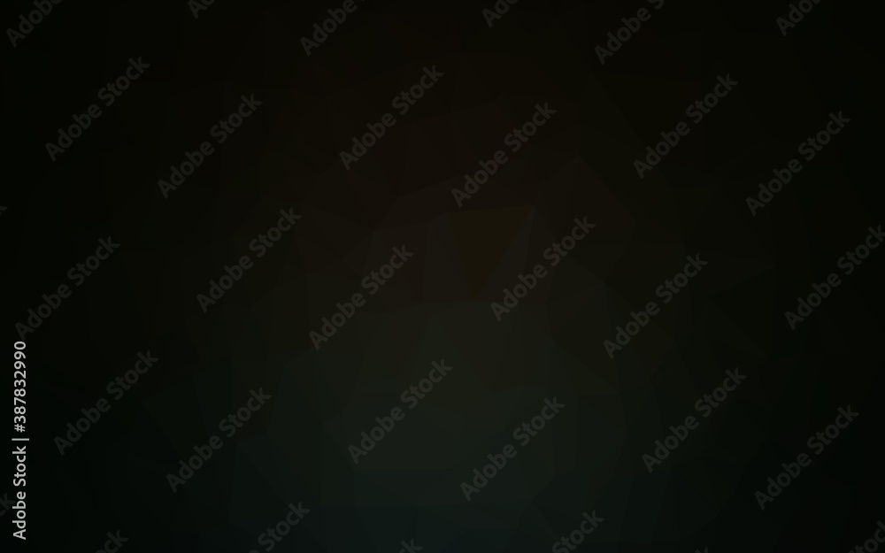 Dark Black vector blurry triangle template. Dark Black vector blurry triangle template.