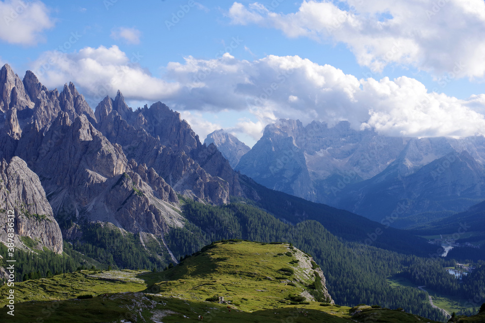 Paysage des Dolomites italiennes