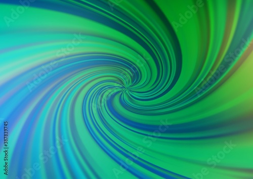 Light Blue  Green vector blurred shine abstract pattern.