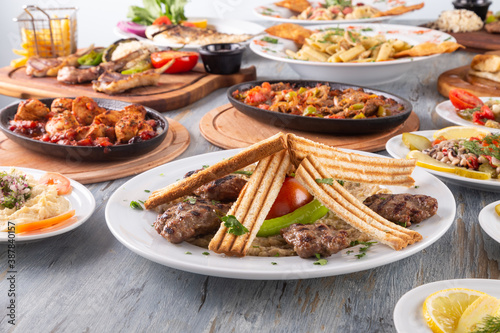 Fototapeta Naklejka Na Ścianę i Meble -  Turkish cuisine food culture meatball