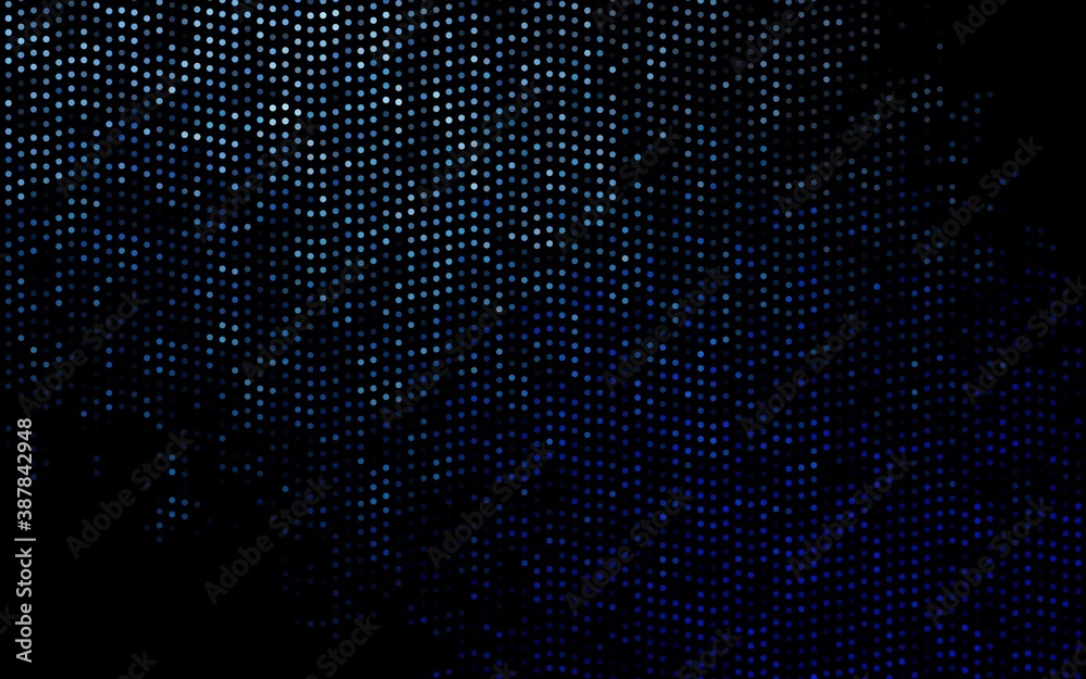 Dark BLUE vector layout with circle shapes.