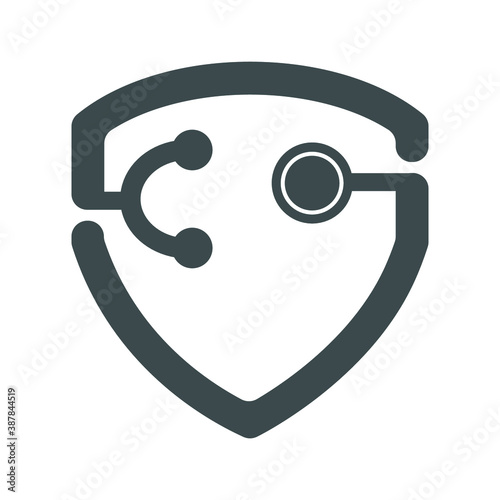 
Vector graphics .
Doctor at home.
family doctor. Protection from disease.