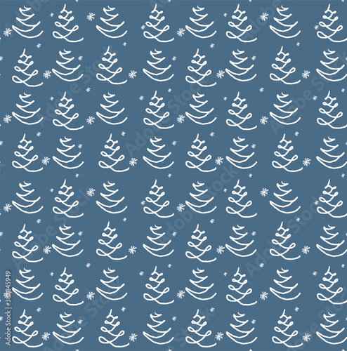 winter tree pattern for background, post, card or websites. High quality illustration