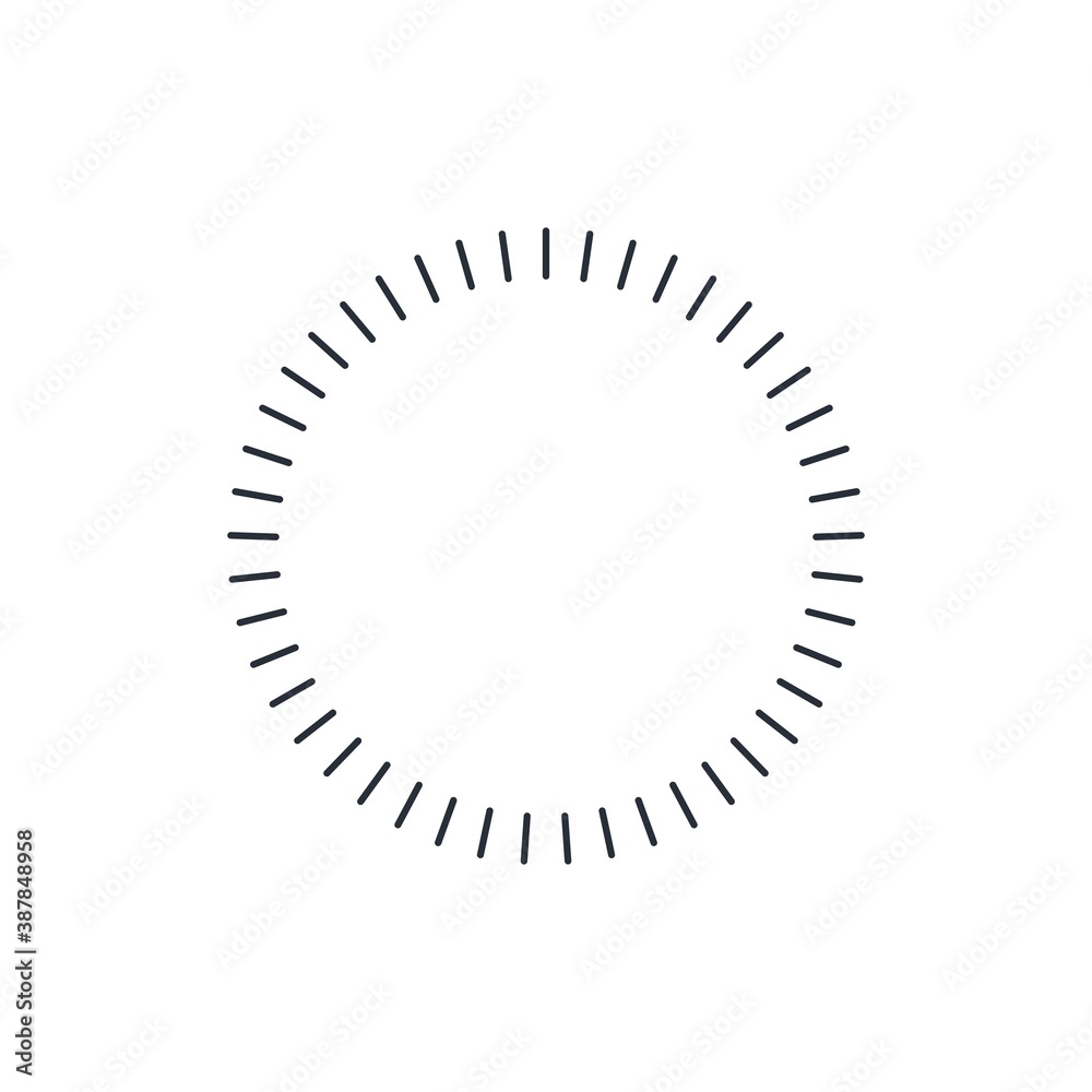 Sun rays, decorative element. Vector isolated on white background. Sun rays, decorative element. Vector isolated on white background.