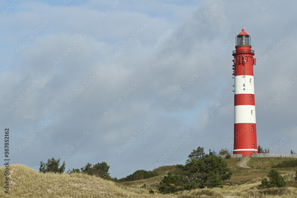 Lighthouse, Isle of Amrum, North Frisian islands, Schleswig-Holstein, Germany Lighthouse, Isle of Amrum, North Frisian islands, Schleswig-Holstein, Germany