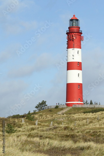 Lighthouse  Isle of Amrum  North Frisian islands  Schleswig-Holstein  Germany
