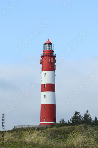 Lighthouse, Isle of Amrum, North Frisian islands, Schleswig-Holstein, Germany