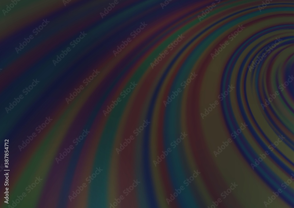 Dark BLUE vector blurred bright template. Dark BLUE vector blurred bright template.