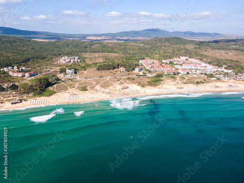 Aerial view of Smokinya Beach near Sozopol, Bulgaria