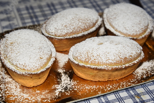 Italian Pasticciotto With Icing sugar On