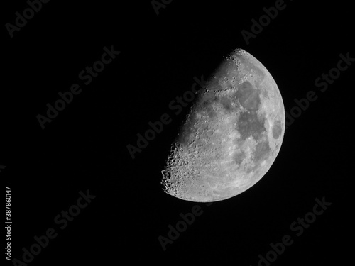 Moon, moon on black