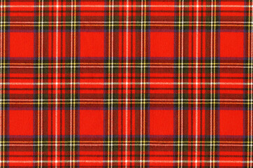 National Scottish woven ornament - "Scottish Cage". Tartan "Caledonia", "Scotch", New Year's background.
