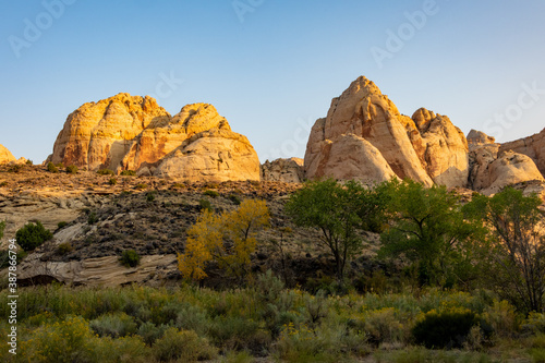 Capitol Reef national Park at Sunrise