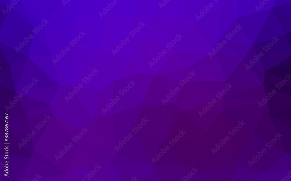 Light Purple vector triangle mosaic template. Light Purple vector triangle mosaic template.