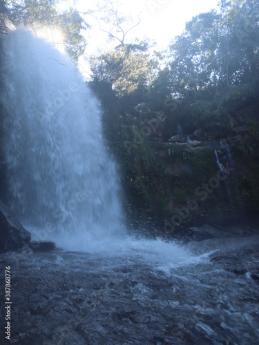 falls in the fog