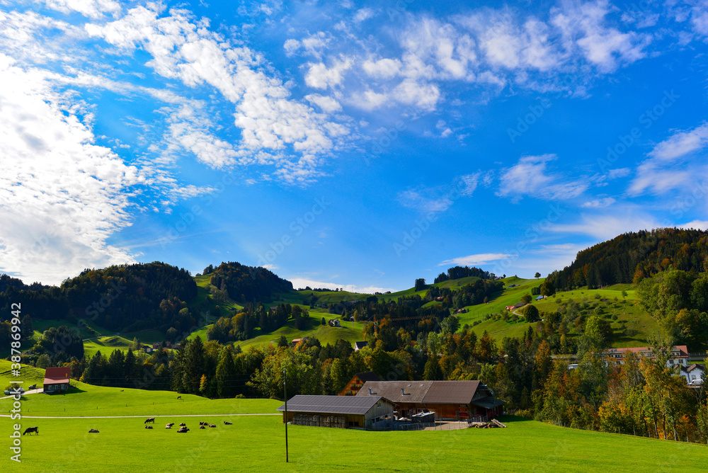 Herbststimmung im Kanton Appenzell Ausserrhoden / Schweiz Herbststimmung im Kanton Appenzell Ausserrhoden / Schweiz