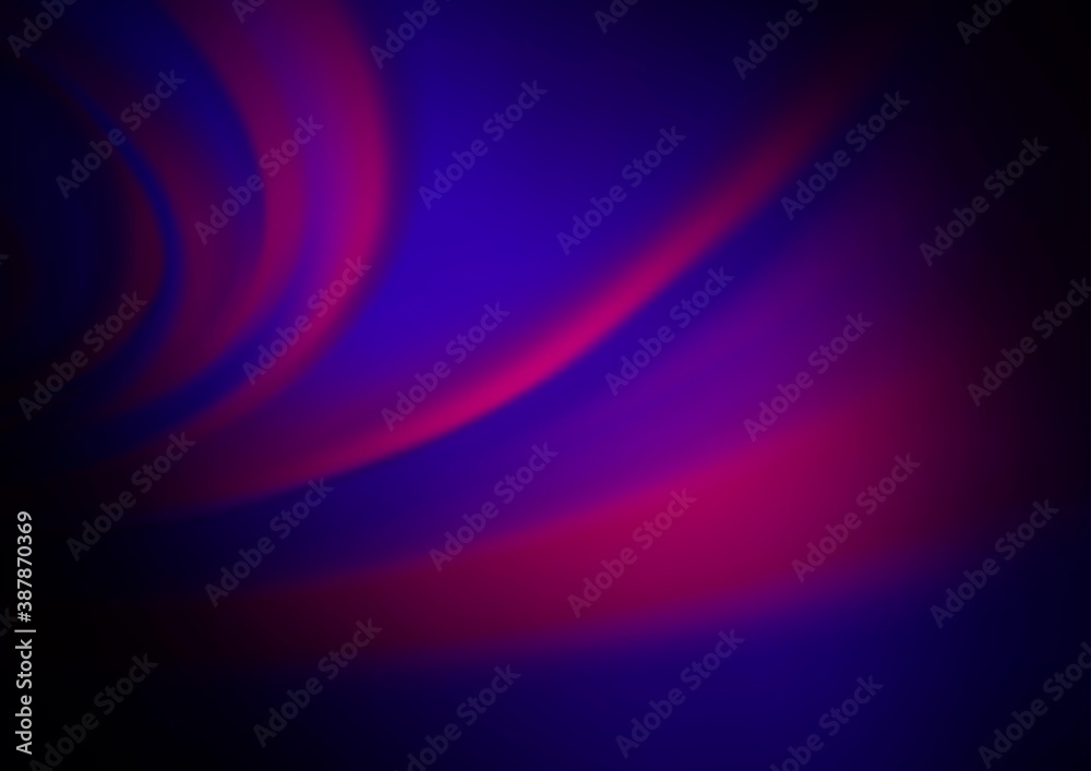 Fototapeta premium Dark Purple vector glossy abstract background.
