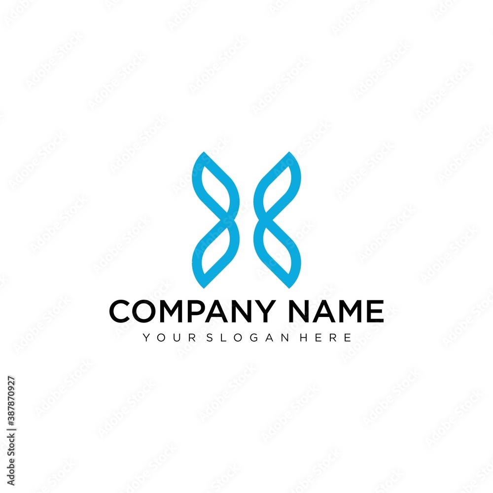 Letter X line logo design. Linear creative minimal monochrome monogram symbol. Universal elegant vector sign design. Premium business logotype. Graphic alphabet symbol for corporate business identity Letter X line logo design. Linear creative minimal monochrome monogram symbol. Universal elegant vector sign design. Premium business logotype. Graphic alphabet symbol for corporate business identity