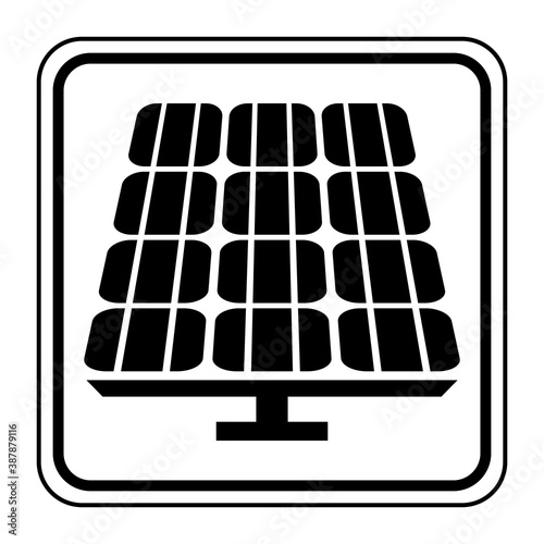 Logo panneaux solaires.