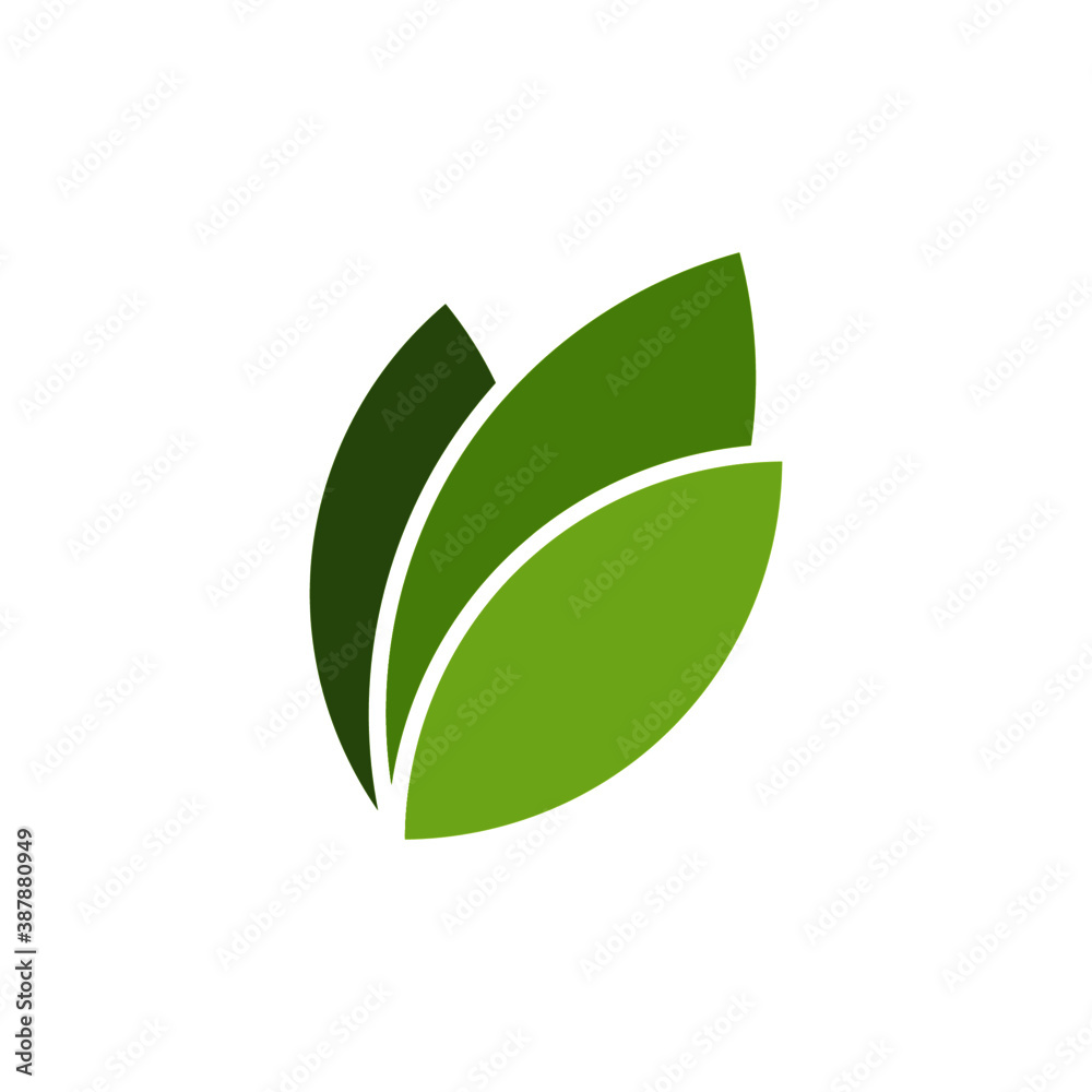 Abstract vibrant tree object on white background Abstract vibrant tree object on white background