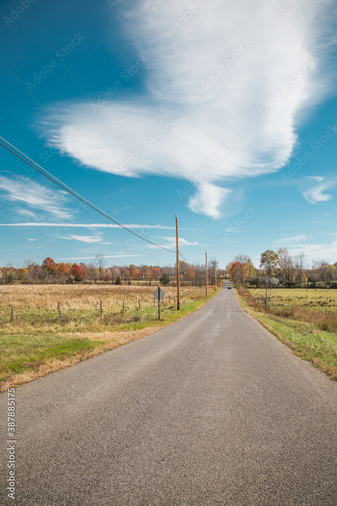 Fototapeta premium Ulster County, NY in Autumn