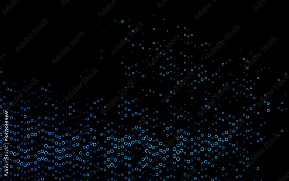 Light BLUE vector background with bubbles. Light BLUE vector background with bubbles.