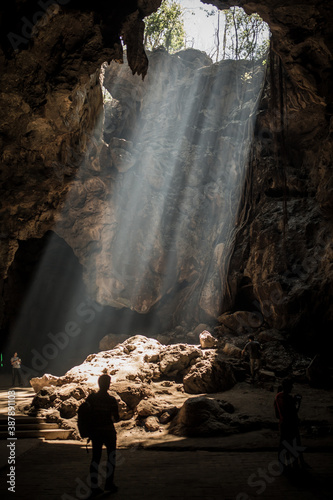 In the cave