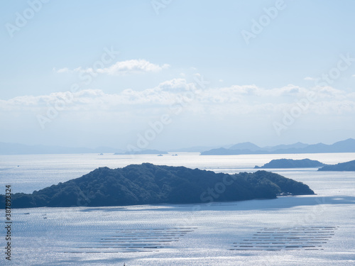 広島県呉方面から望む瀬戸内海