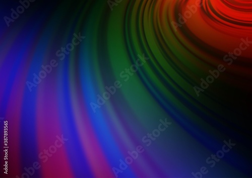 Dark Multicolor, Rainbow vector glossy abstract template.