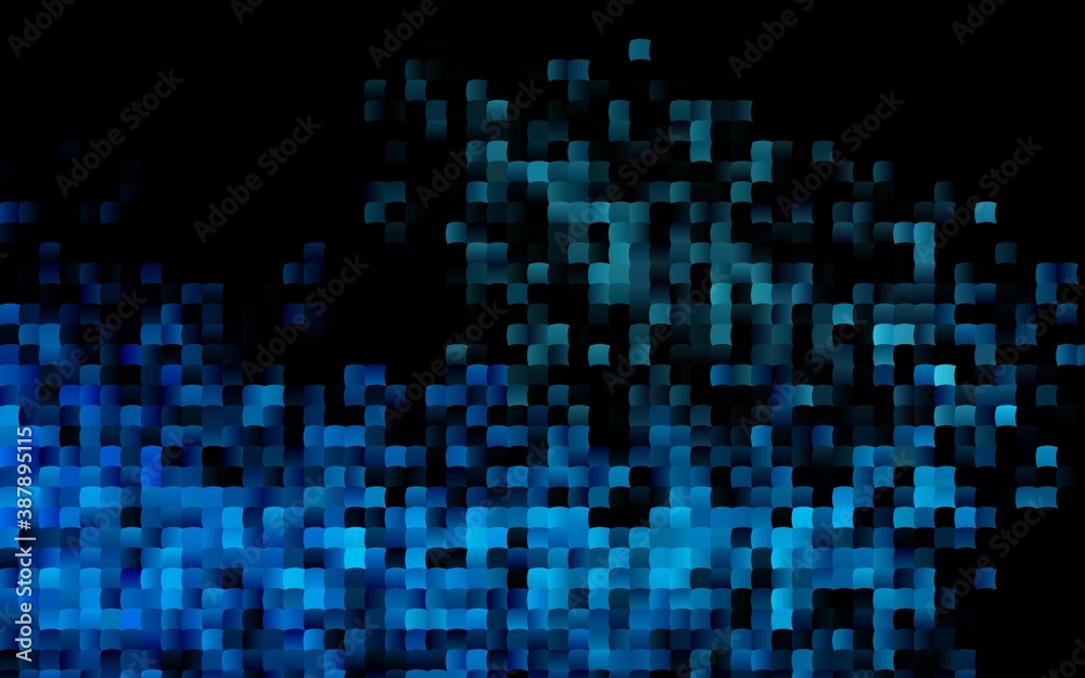 Dark BLUE vector pattern in square style. Dark BLUE vector pattern in square style.