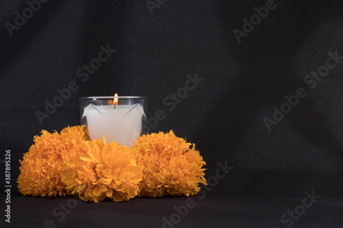 Slika na platnu Veladora de altar del día de muertos