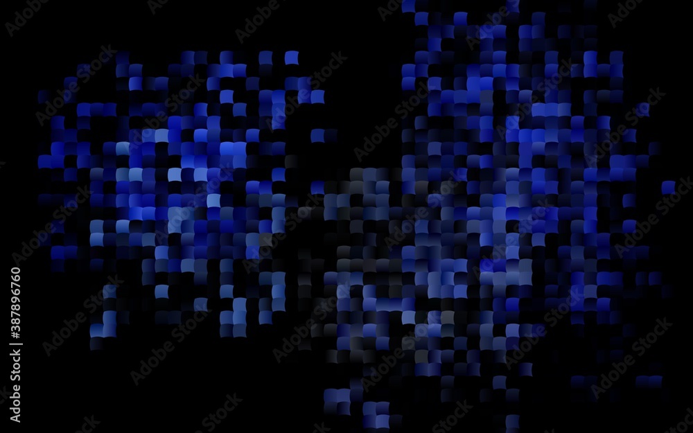 Dark Black vector texture in rectangular style. Dark Black vector texture in rectangular style.