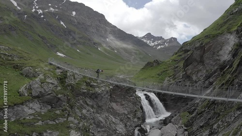 A bridge in the canton of Ticino, Switzerland