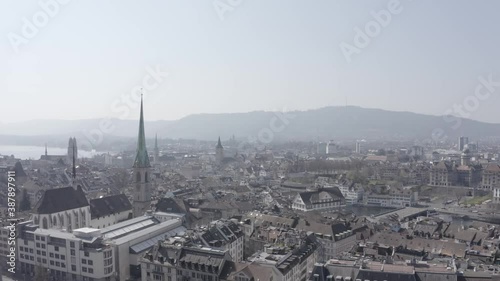 Panorama of the city, Zurich, Switzerland