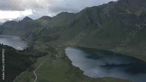 Lake in the mountains, Switzerland