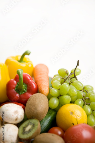 Fototapeta Naklejka Na Ścianę i Meble -  various fresh vegetables and fruits